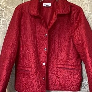 Red rose vintage, bomber jacket